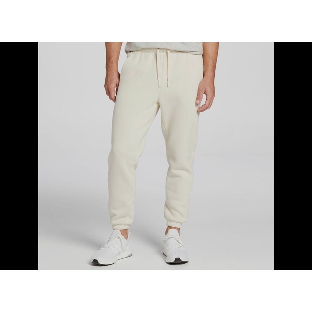 VRST Legacy Fleece Jogger Sweatpants Light Sand Men's‎ L Pockets Drawstring
